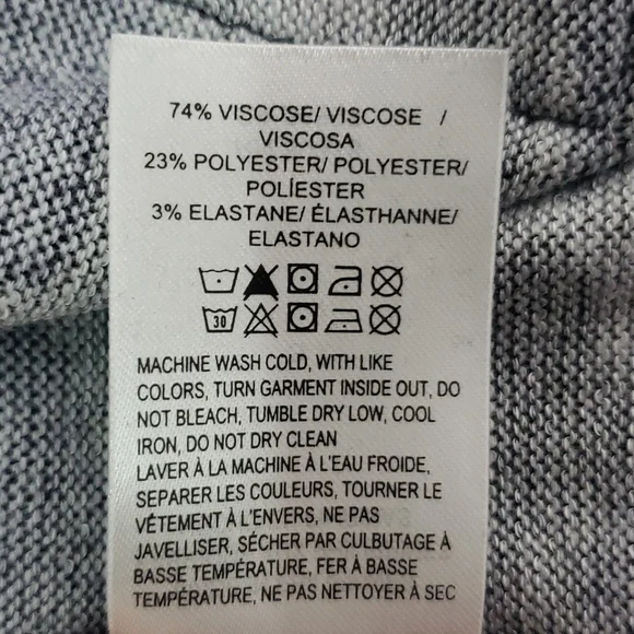 Lucky Brand Camouflage Hooded Cardigan Blue Gray Size S - Picture 7 of 9